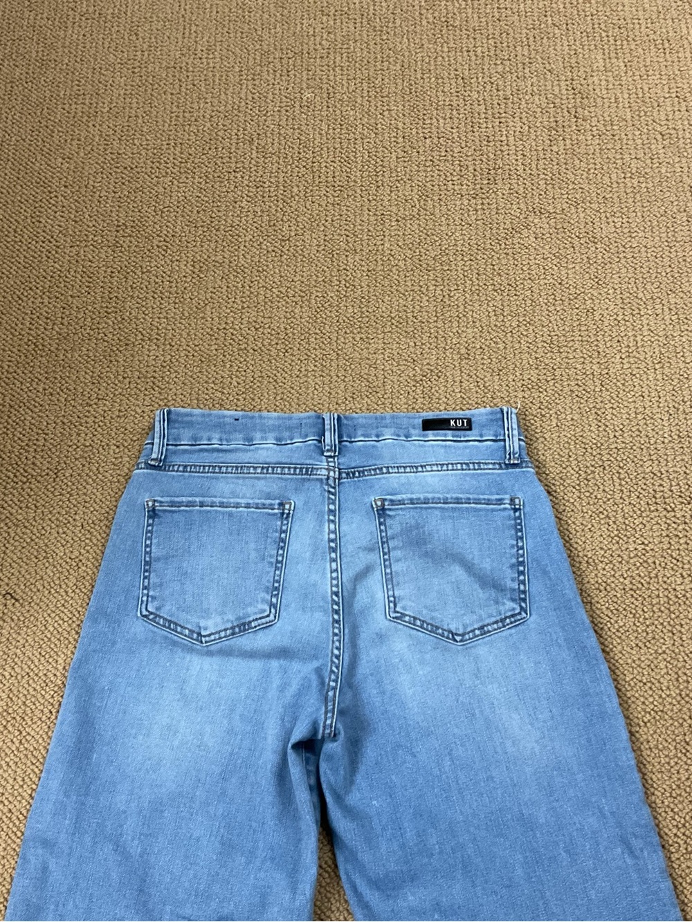 Kut from the Kloth Light Blue Wide Leg High-Rise Jeans - Picture 2 of 4